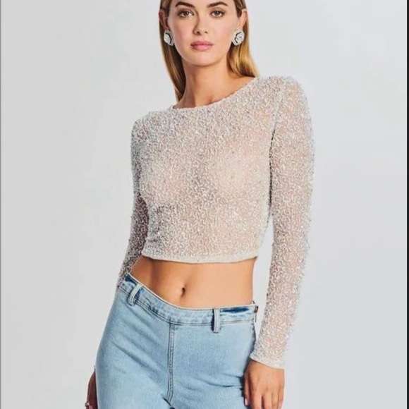 Retrofete white top size small NWT - Picture 2 of 6